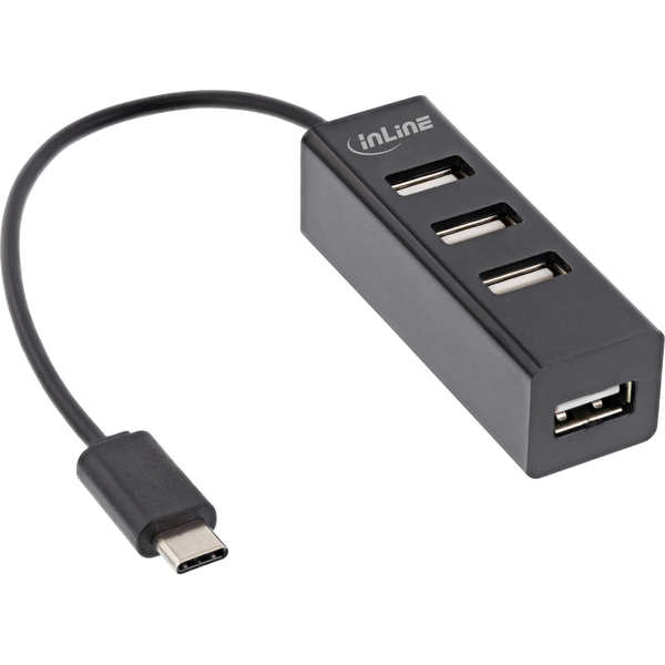 InLine 33293J hub di interfaccia USB 2.0 Type-A 480 Mbit/s Nero