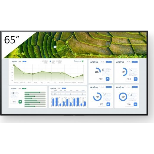Sony Bravia FW-65BZ30L 65" 4K professzionális LCD kijelző, 24/7 működés (FW-65BZ30L)