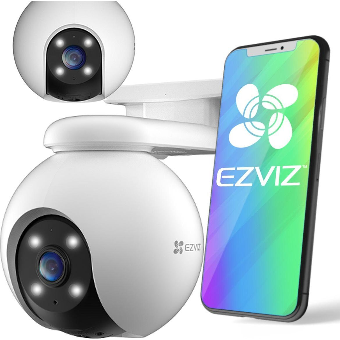 eZVIZ H8 Pro 2K 4mm IP Turret Okos kamera (CS-H8 Pro (3MP))