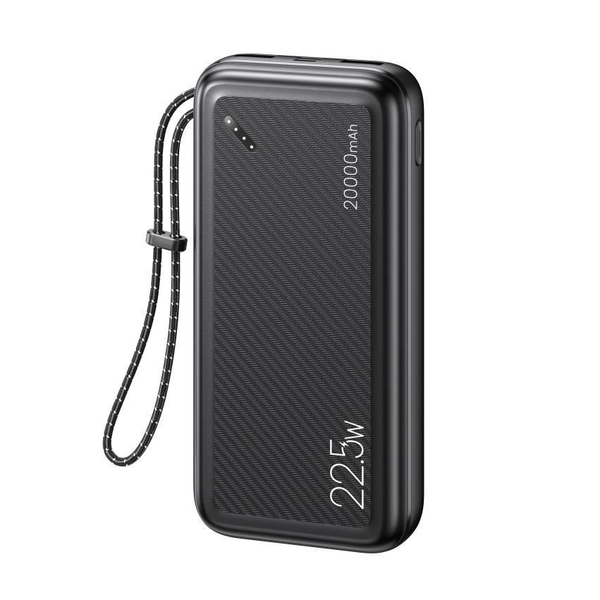 Външна батерия USAMS, Бързо зареждане, 20000mah, US-CD168, Черна