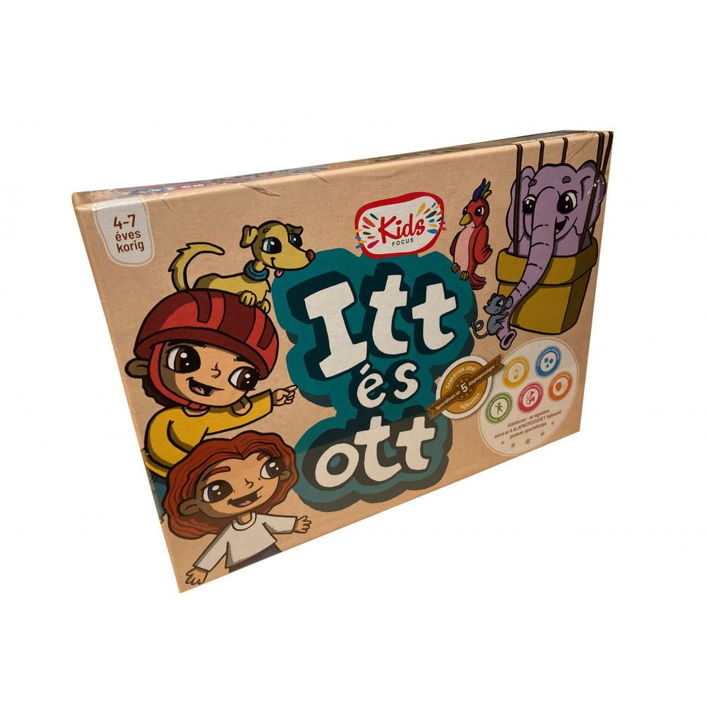 Fakopáncs Itt és Ott magyar nyelvű társasjáték (19580182) (Fakopáncs19580182)