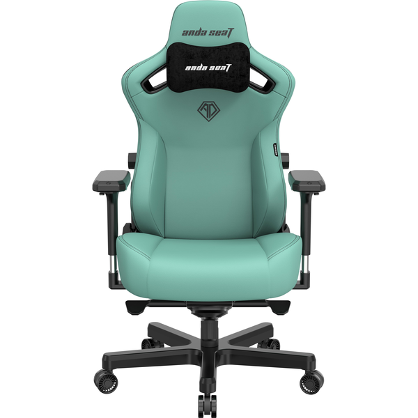 Scaun pentru jocuri Anda Seat Kaiser 3 Premium, dimensiune L, PVC verde