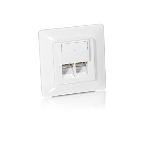 Equip 125765 2 db RJ45 (Cat6) csatlakozós fali aljzat (125765)