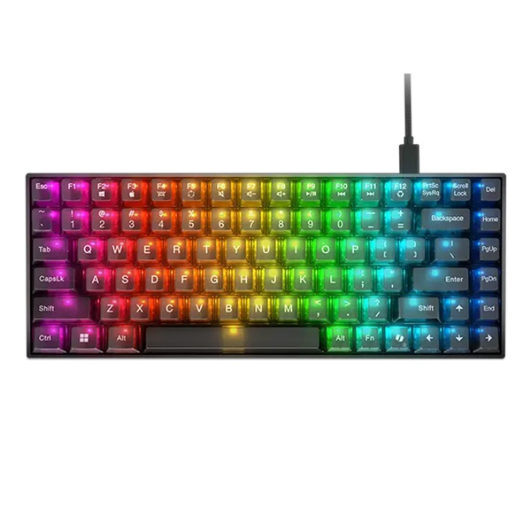 Lenovo Legion K510 Mini Pro tastatur Spil USB US engelsk Sort, Transparent