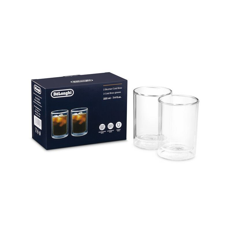 DeLonghi DLSC324 Cold Brew üvegpohár 2db-os 220ml (31017) (DE31017)