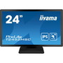 iiyama ProLite T2452MSC-B1 компютърен монитор 60,5 см (23.8") 1920 x 1080 пиксела Full HD LCD Тъчскрийн Мулти-потребител Черен