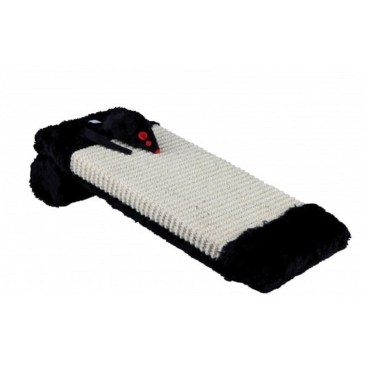 Trixie 102724 Macska Körömélező kaparófa játék egérrel 15 x 35 cm - Szürke (102724)