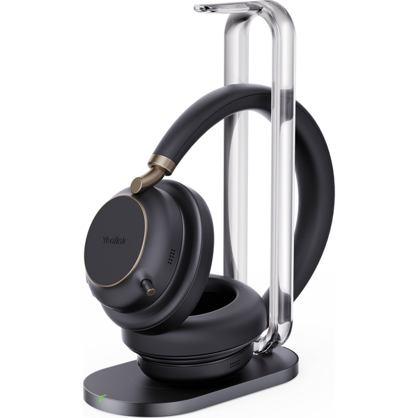 Yealink BH76 Plus + Charging Stand UC USB-C/A Trådløs Opkald/musik USB Type-C / USB Type-A Bluetooth Opladningsstativ