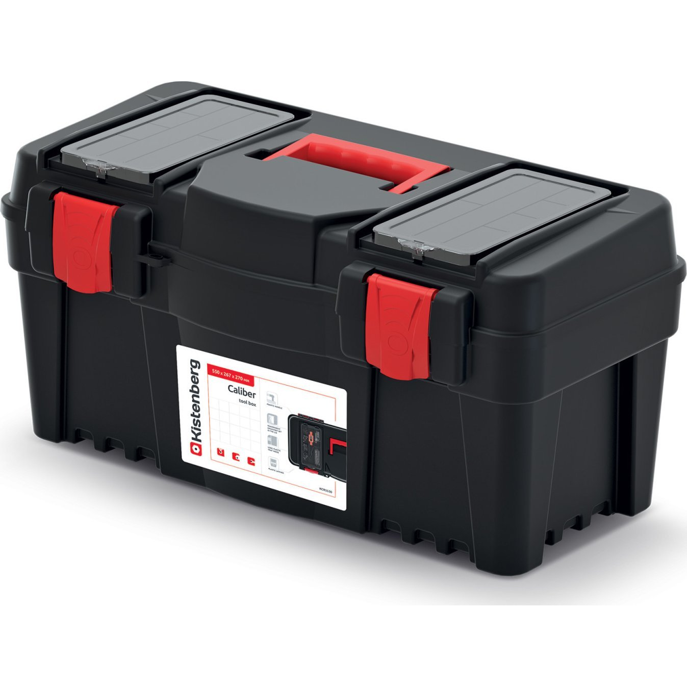 Prosperplast KCR5530 Szerszámosláda - 55x26,7x27 cm, Caliber (KCR5530)