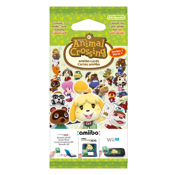 Nintendo Amiibo Carte Animal Crossing Serie 1 speelkaarten 3 stuk(s)