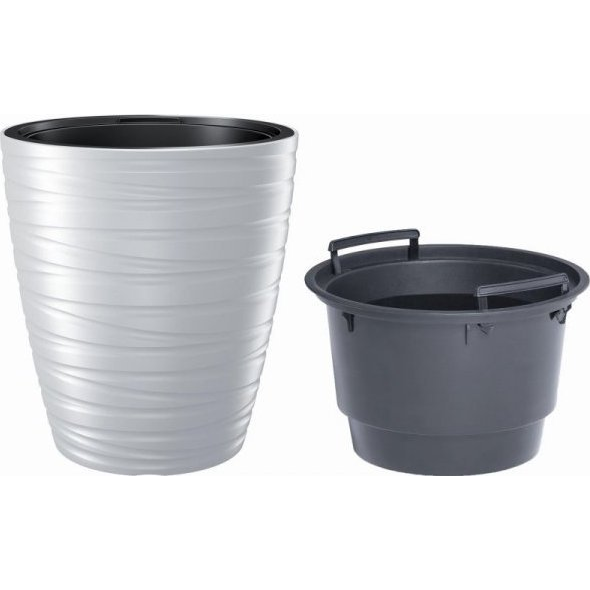 Maceta Con Deposito 16l Maze Blanco 29,6x29,6x32,9 Cm