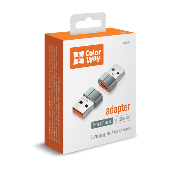 Colorway CW-AD-CA USB-A apa - Type-C anya Adapter
