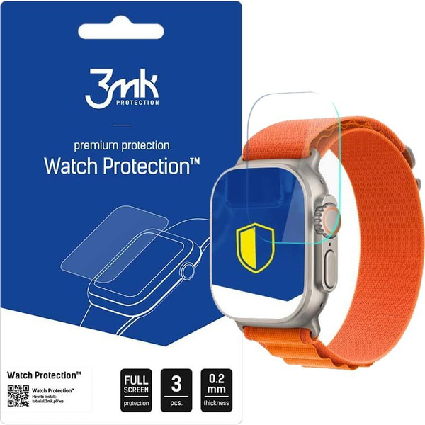 3mk Óra kijelző védőfólia FlexibleGlass hibrid üvegfólia 7H Apple Watch Ultra/Ultra 2