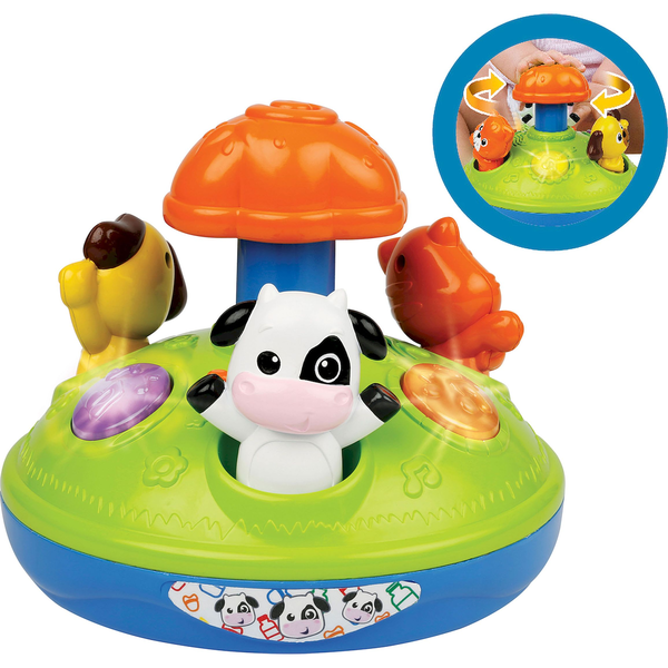 Winfun Háziállatos Pörgettyű Bébijáték