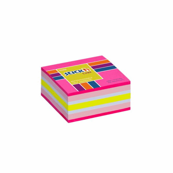 Stick'n Öntapadó jegyzettömb 51x51 mm - Neon Rózsaszín (250 lap/tömb) (21533)