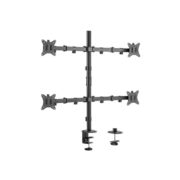 Equip 650159 skærmbeslag og -stativer 81,3 cm (32") Sort Skrivebord