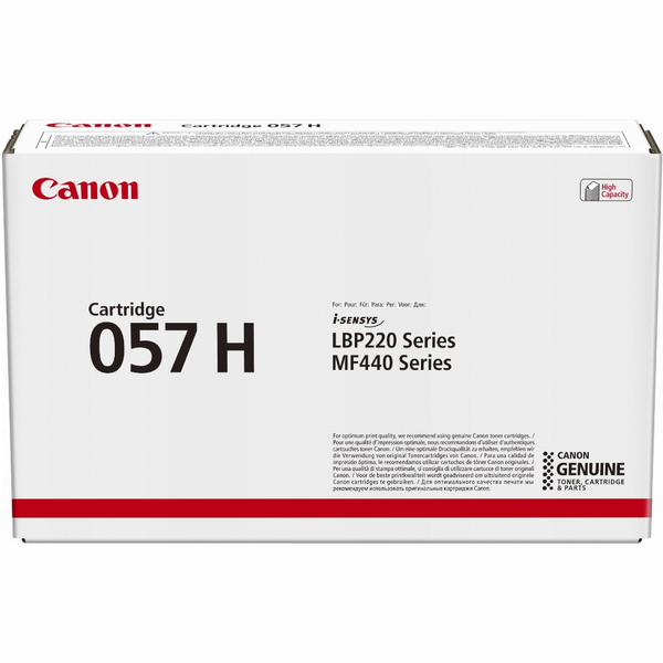 Canon i-SENSYS 057H tonerpatron 1 stk Original Sort
