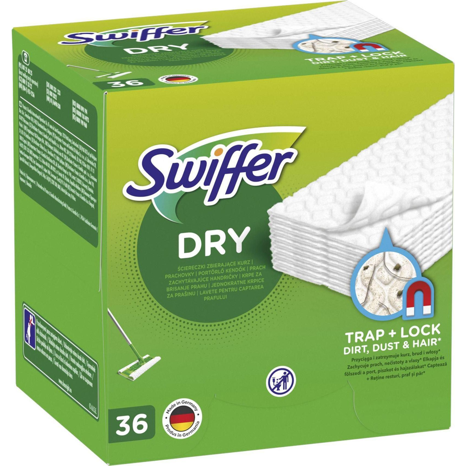 Swiffer Sweeper száraz padlótörlő kendő utántöltő 36db (P04H815)