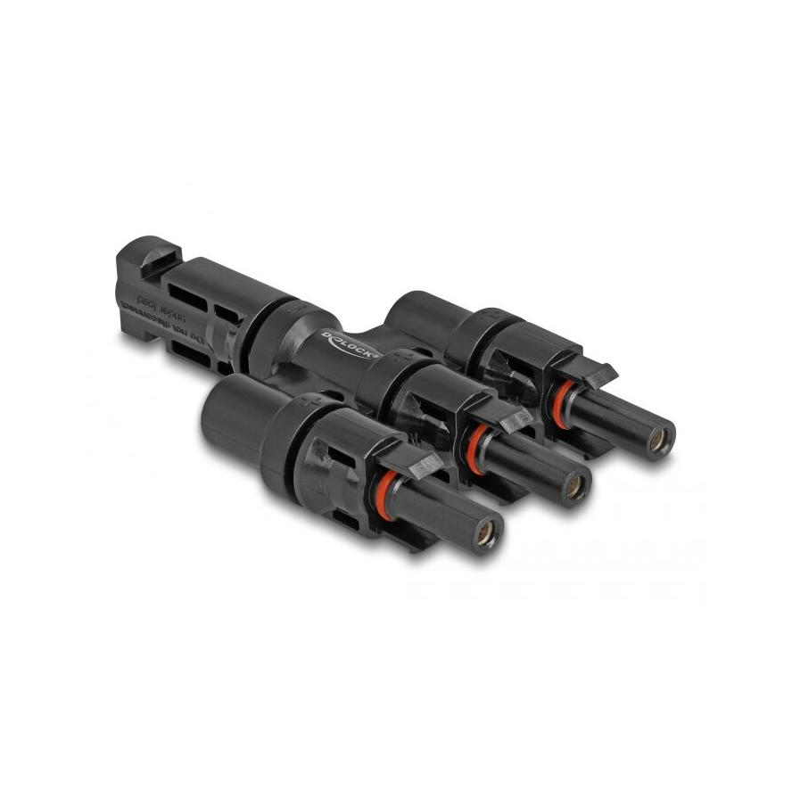 Delock 60025 DL4 apa - 3 x DL4 anya Napkonnektor Átalakító adapter