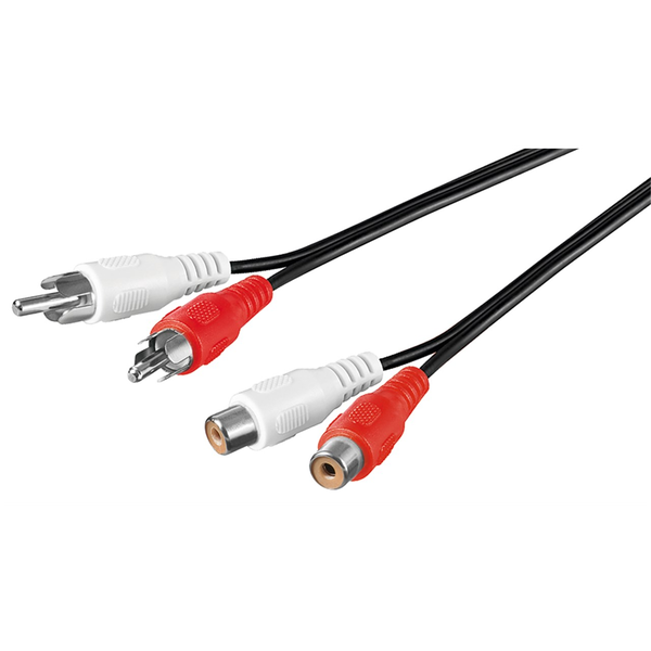 Kabel GoobY 43806 2x RCA (cinch) - 2x RCA (cinch) 1,5m