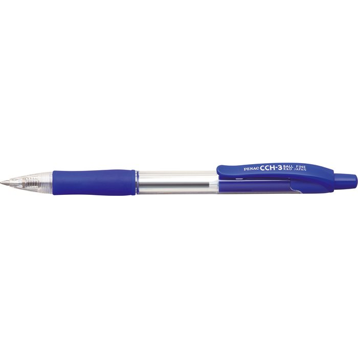 Penac CCH-3 Nyomógombos Golyóstoll - 0.7 mm / Kék (7010441000)