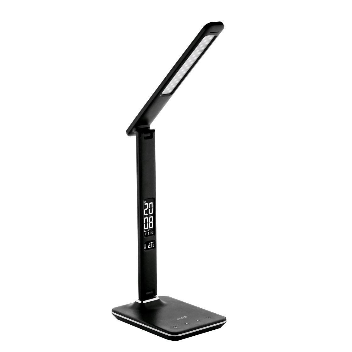 Avide LED asztali lámpa irodai bőrhatású naptár fekete 6W (ABLDL-OLC-6W-BL) (ABLDL-OLC-6W-BL)