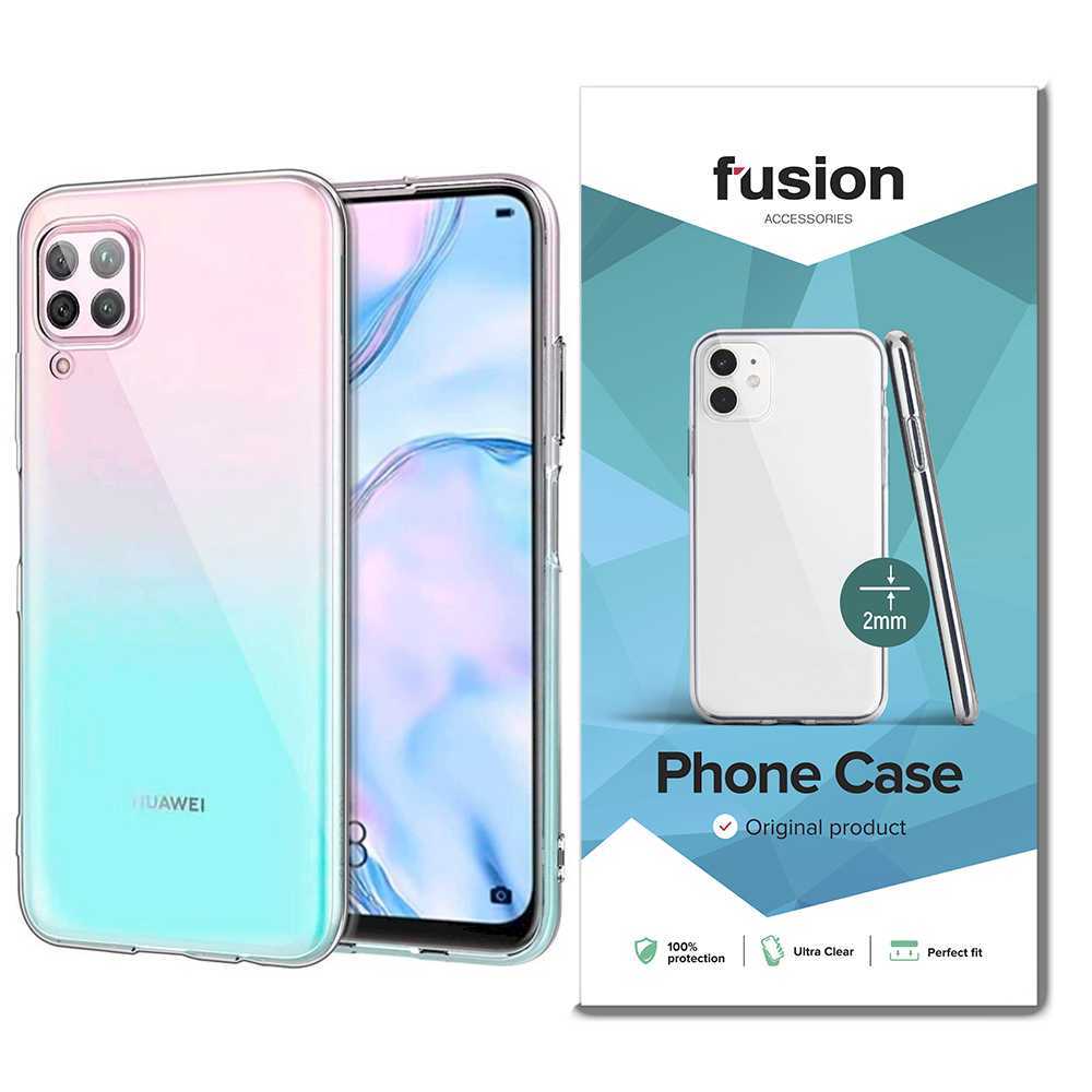Fusion Ultra Clear Huawei P40 Lite Szilikon Tok - Átlátszó (FUS-OS-P40L-2MM)