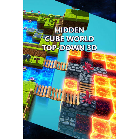 Hidden Cube World Top-Down 3D