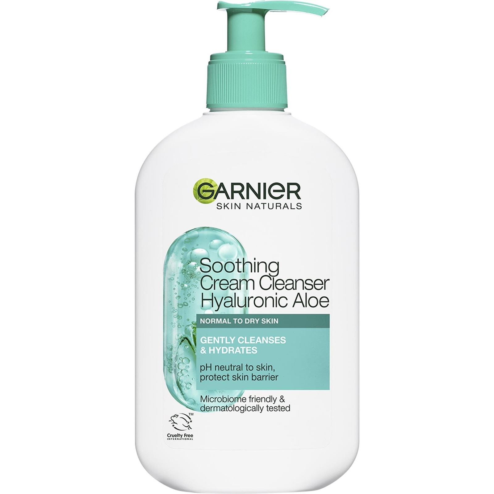 GARNIER Skin Naturals Soothing Cream Cleanser Hyaluronic Aloe 250 ml (3600542586047)
