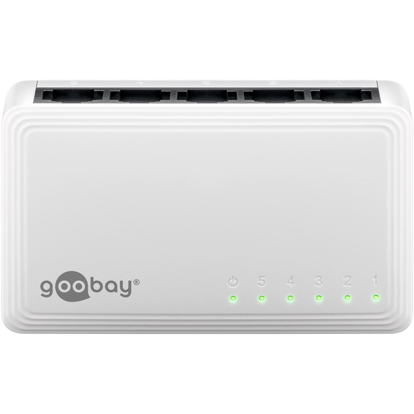 Goobay 5-Portos 1000 Mbit/s Gigabit Ethernet Switch