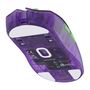 Геймърска мишка, Edifier, HECATE G3M PRO, сензор PAW3395, регулируема DPI, прозрачна/виолетова, 118.7x61x38.6mm