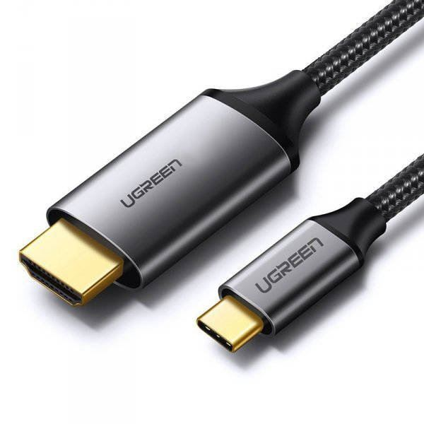 Ugreen 50570 câble vidéo et adaptateur 1,5 m USB C HDMI Type A (Standard) Noir