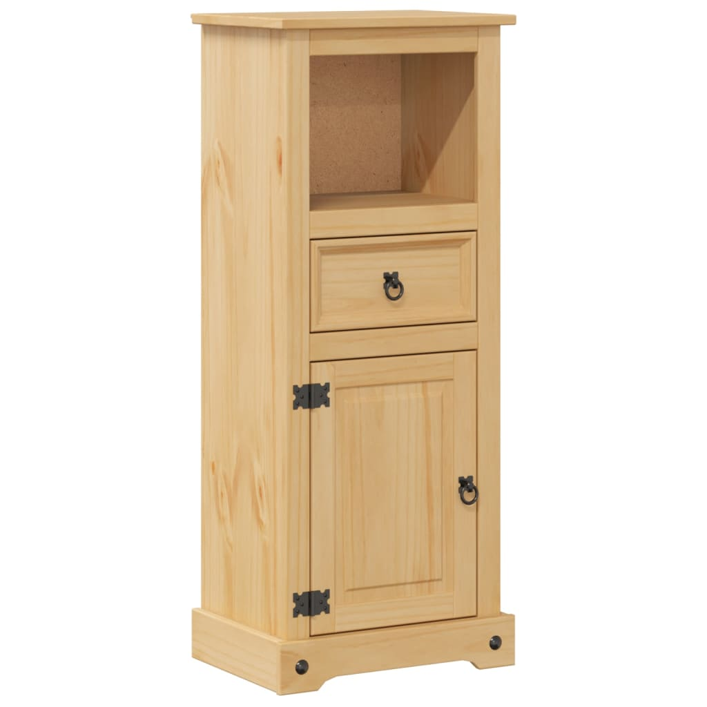 Corona tömör fenyőfa fürdőszobaszekrény 45 x 33 x 110 cm (4013402)