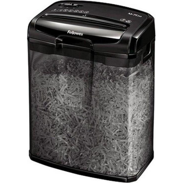 Fellowes M-7Cm papiervernietiger Deeltjesversnippering Zwart