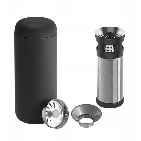 Fellow - Carter Infuser Set - Kubek Carter Move Mug Czarny 473 ml + Zaparzacz Carter Infuser