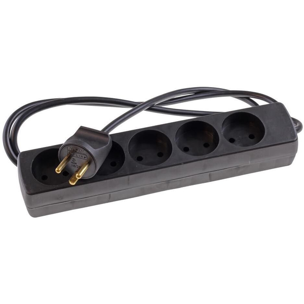 EL power strip with 5 earthed