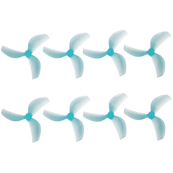 Gemfan 45mm Three-blade Propellers Niebieskie | Śmigła do drona | 8 sztuk