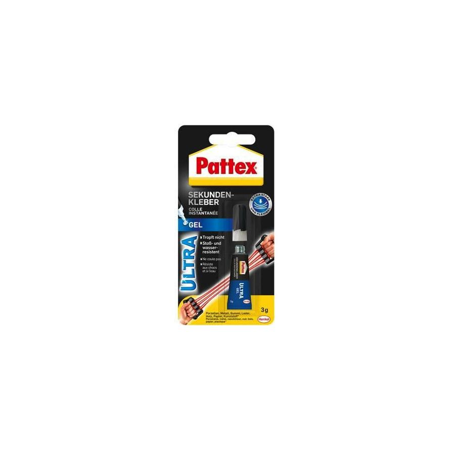 Pattex SekundenALLESkleber Ultra Gel WA98, Tube mit 3g (9H PSG2C) (9H PSG2C)