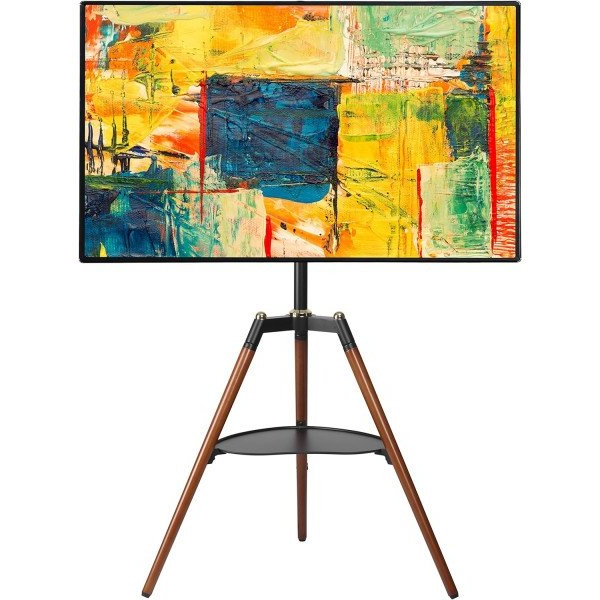 Techly ICA-TR58 tv-beslag 165,1 cm (65") Sort, Træ