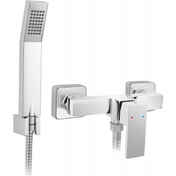 Ferro BZI77 Zicco Zuhanycsaptelep Zuhanyszettel - Kifolyó nélkül, Egykaros, Ezüst (BZI77)