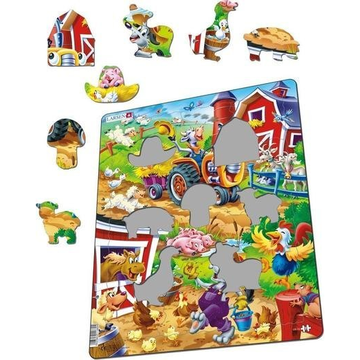 Larsen Maxi LA-US15 Vormpuzzel 22 stuk(s) Stripfiguren