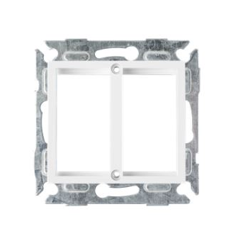 Nikomax Mosaic aljzat 45x22.5mm, 2 portos (NMC-PV2MH-WW) (NMC-PV2MH-WW)