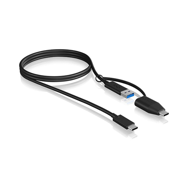 ICY BOX IB-CB034 cable USB USB 3.2 Gen 2 (3.1 Gen 2) 1 m USB C USB A Negro