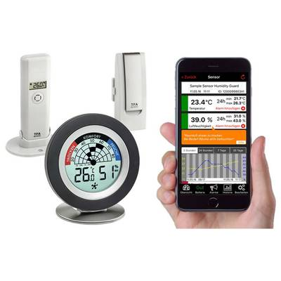 TFA Dostmann Weatherhub SmartHome System Cossy Radar Penészradar Fehér (31.4008.02) (31.4008.02)