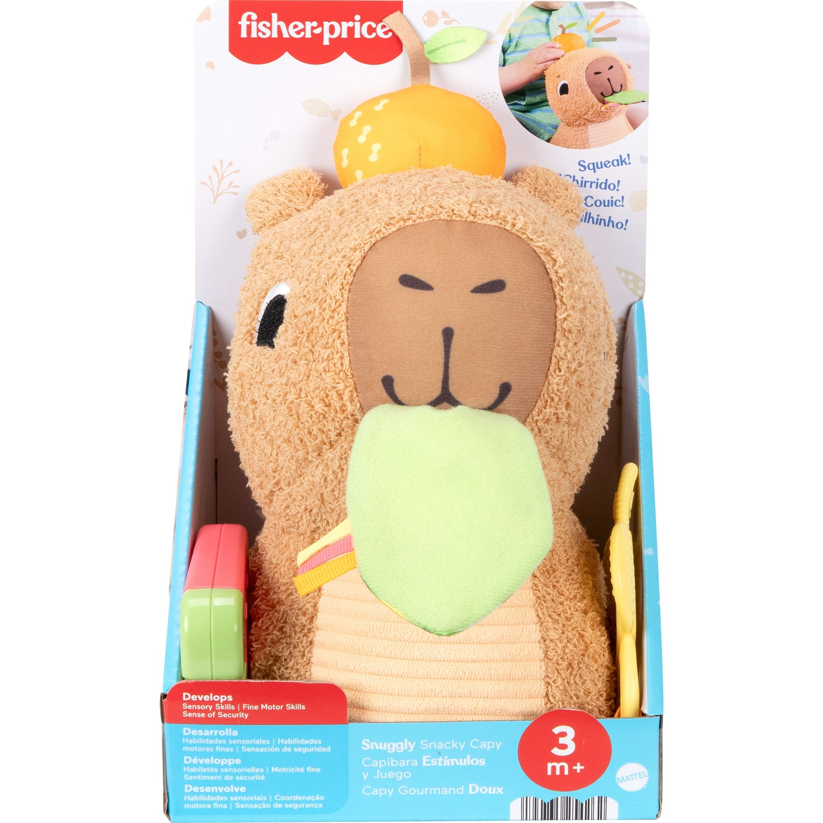 Fisher-Price Kapibara plüssfigura 24 cm (HYR54)
