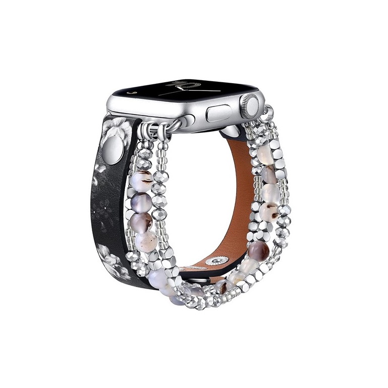 Mybandz 13459 Apple Watch Bőr Okosóra szíj 40/41/42mm - Mintás