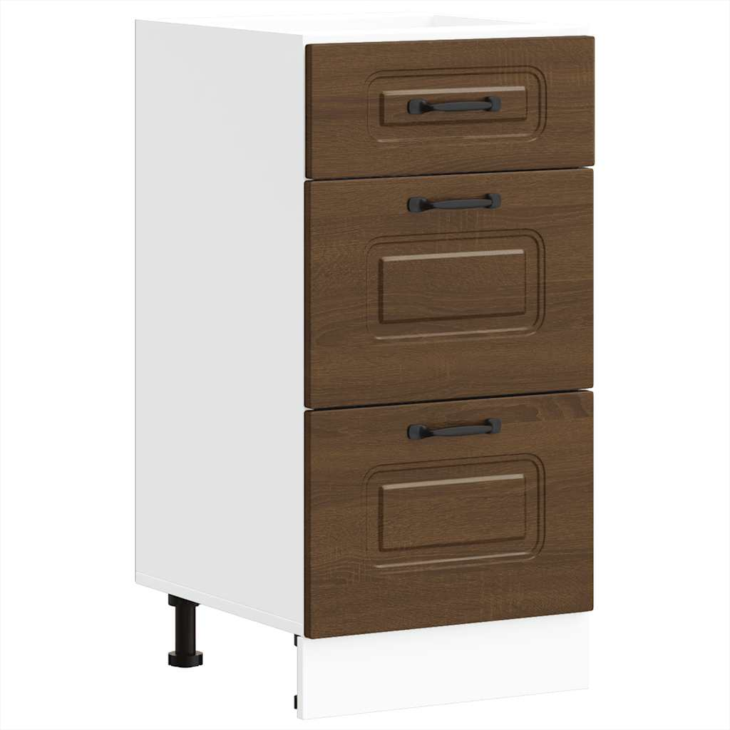 Konyhai alapszekrény Kalmar barna tölgyfa műfa (854247)