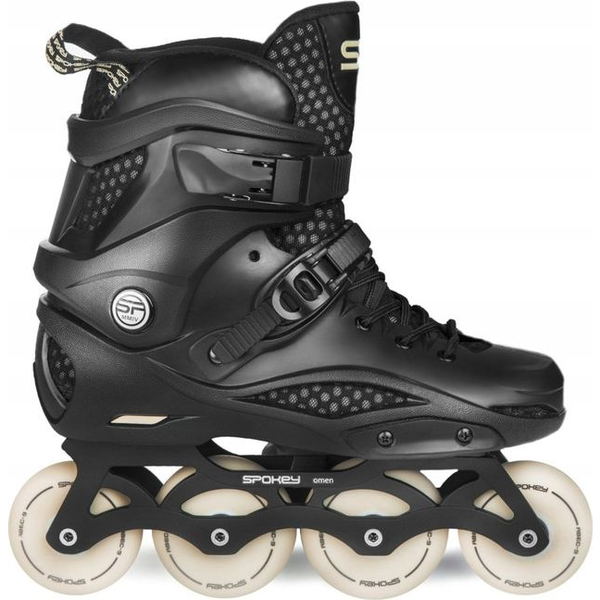 Rolki Spokey Freespo agresywne regulowane czarne r. 44-45