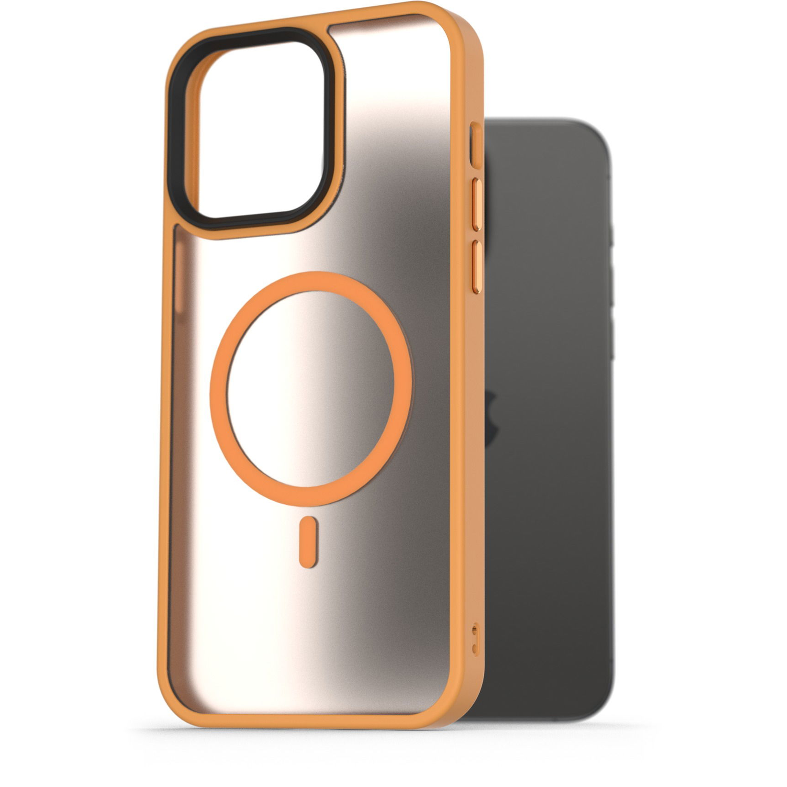 AlzaGuard Matte Case iPhone 15 Pro Max MagSafe sárga tok (AGD-PCMM24Y)