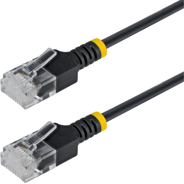 StarTech.com N6APATUTP34BKS15CM netwerkkabel 0,15 m U/UTP (UTP) Rond